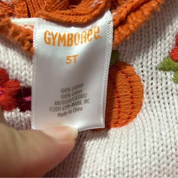Gymbroee 100% cotton orange fall 5T Dress - Picture 6 of 8